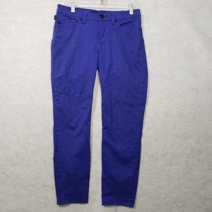Rock & Republic Hamburg Women's Skinny Ankle Jeans Size 6 Royal Blue EUC